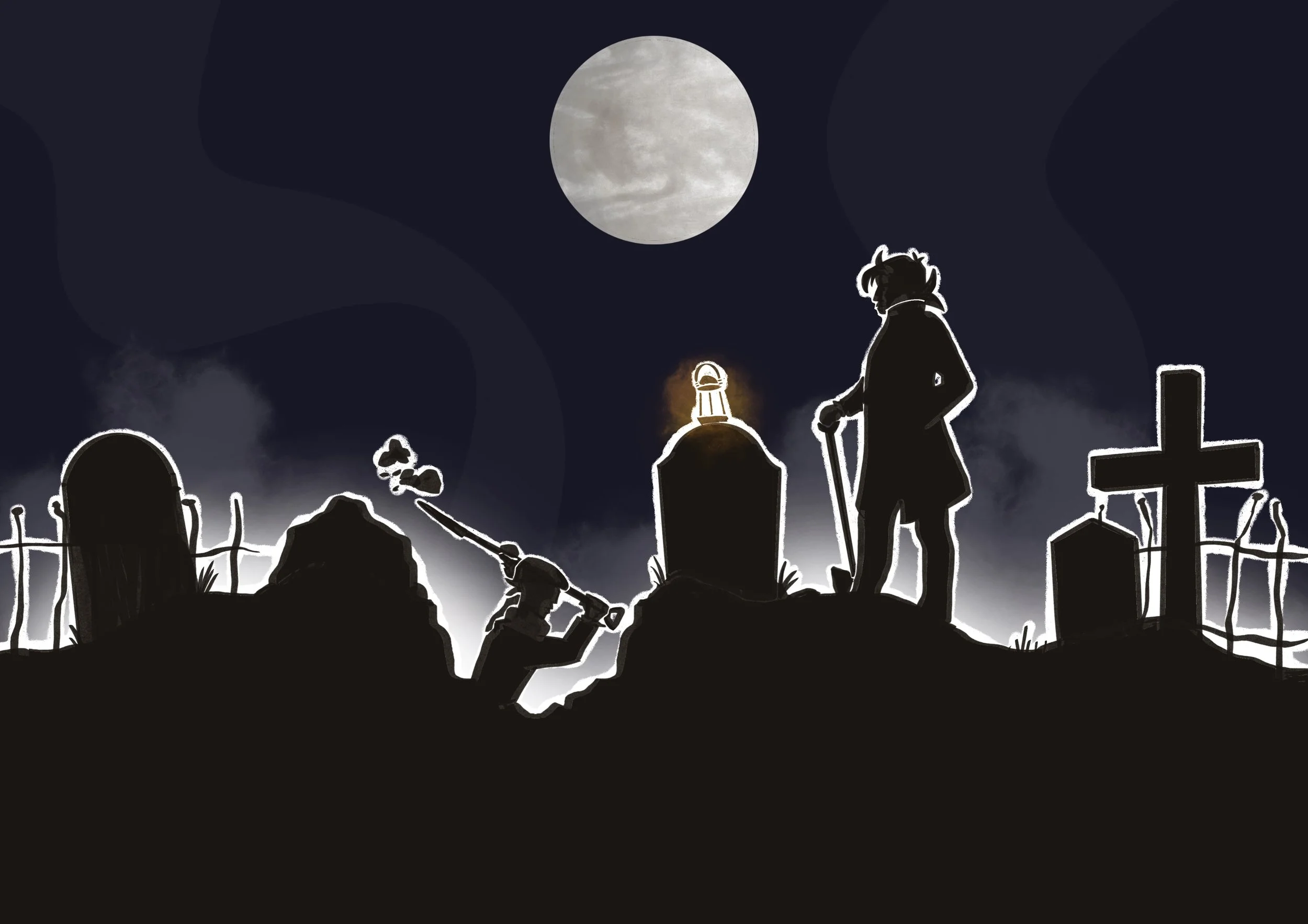 A Grave Robbery Shot Concept Art