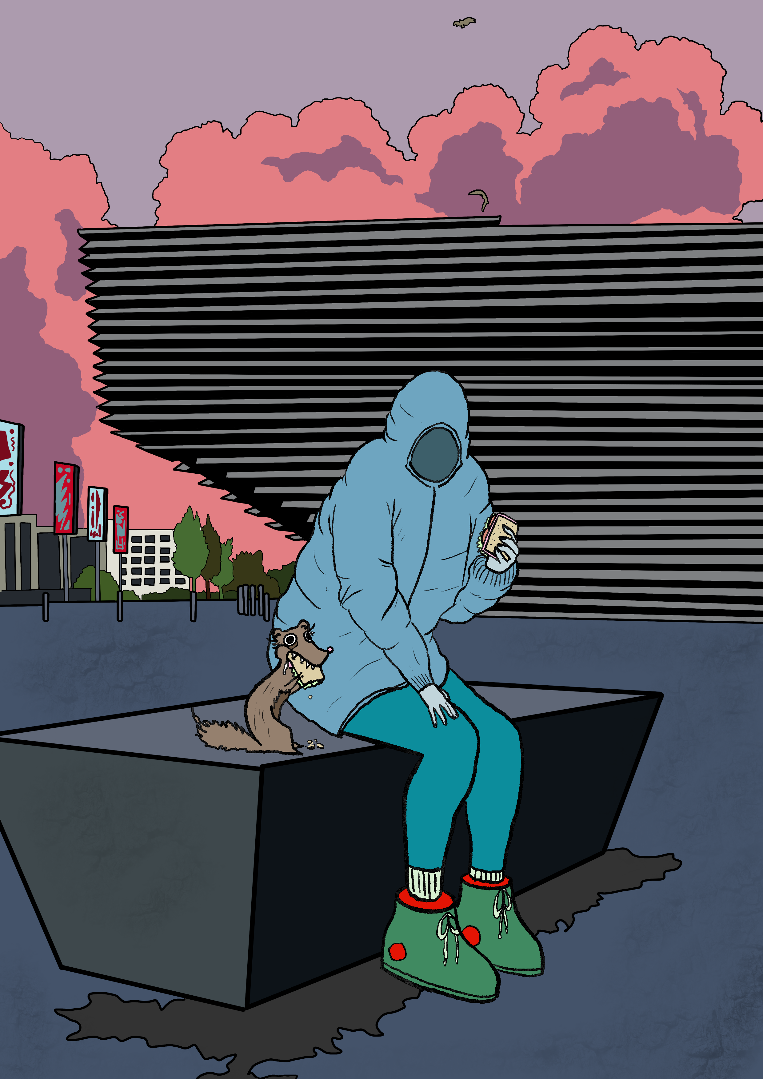 Snippet of my comic DISTANCE
