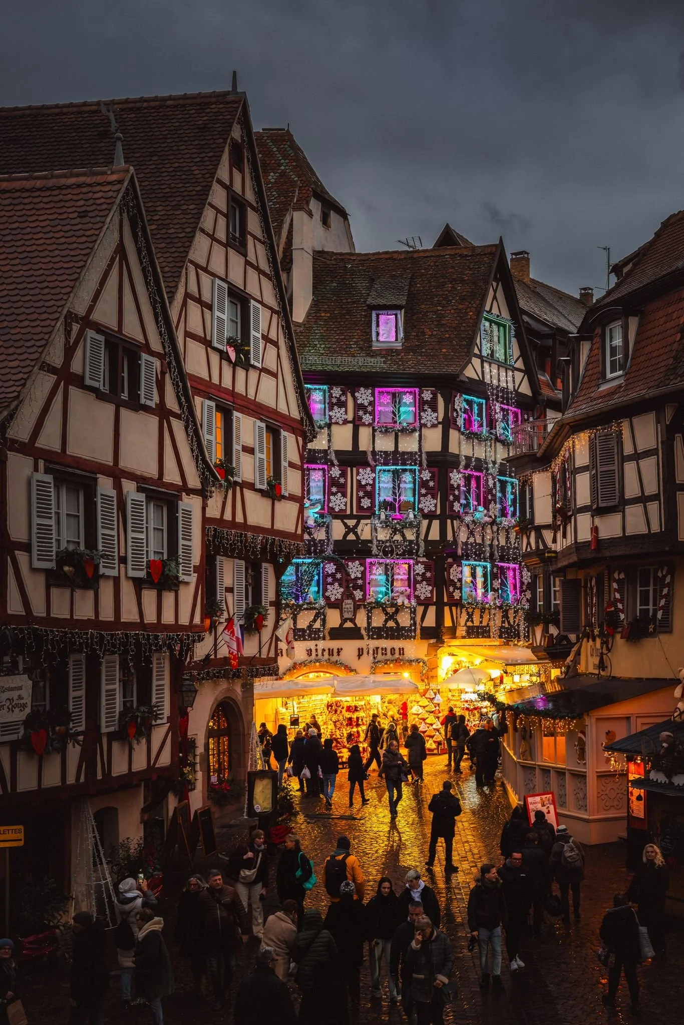 Maisons décorées en Alsace 