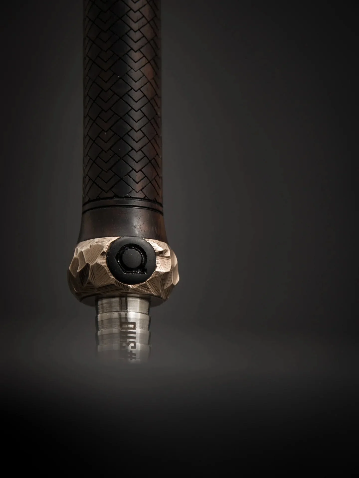 [Hookah-Handle]
[FOR SALE]

If interested, please visit partistry-crafts.com/shop (link in bio)

We have a new handle shape in our family! - Freja -

- Freja - Raw Bronze
No. 3110

Made from smooth and incredibly hard African Blackwood, paired with c