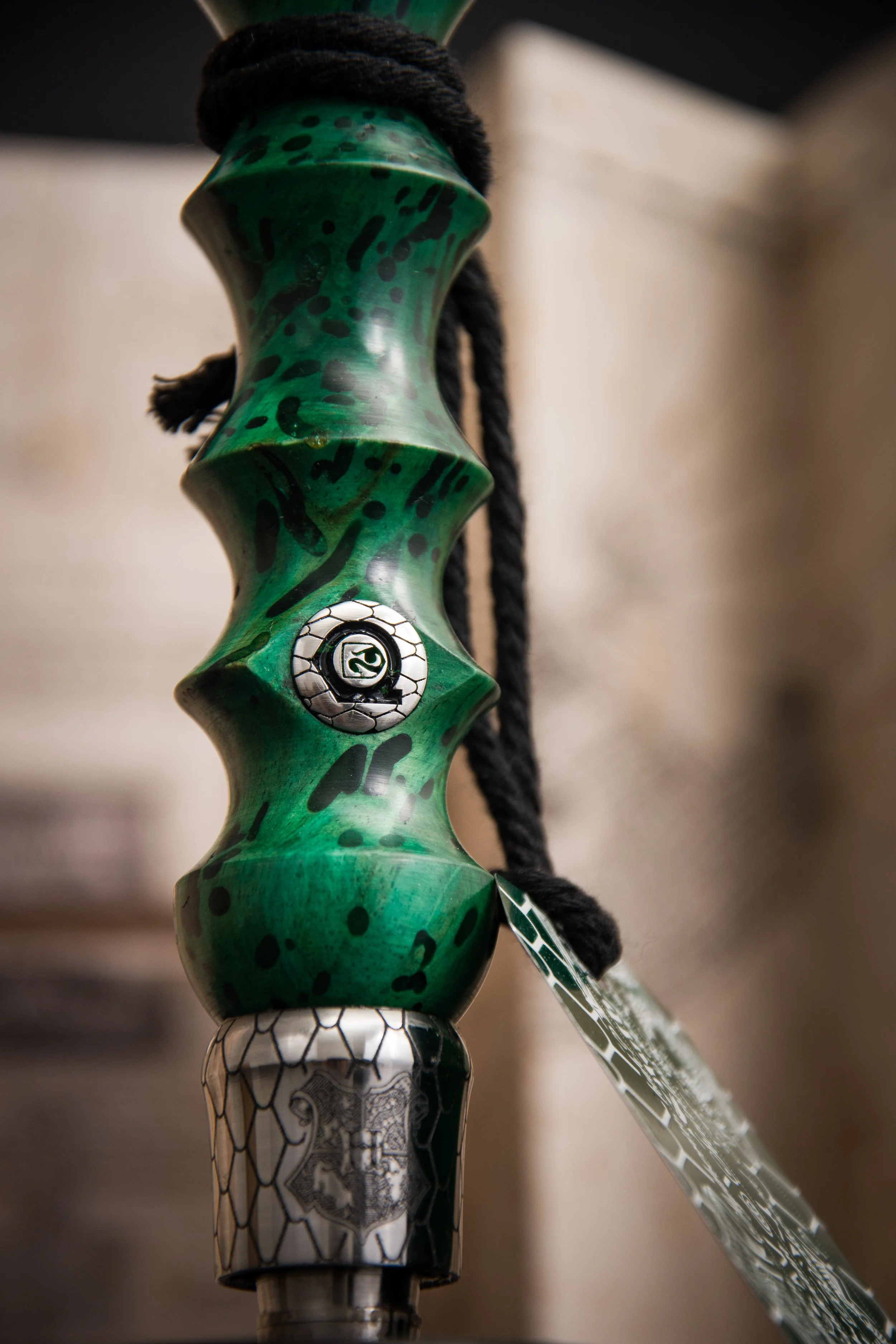 harry potter slytherin style hookah handle