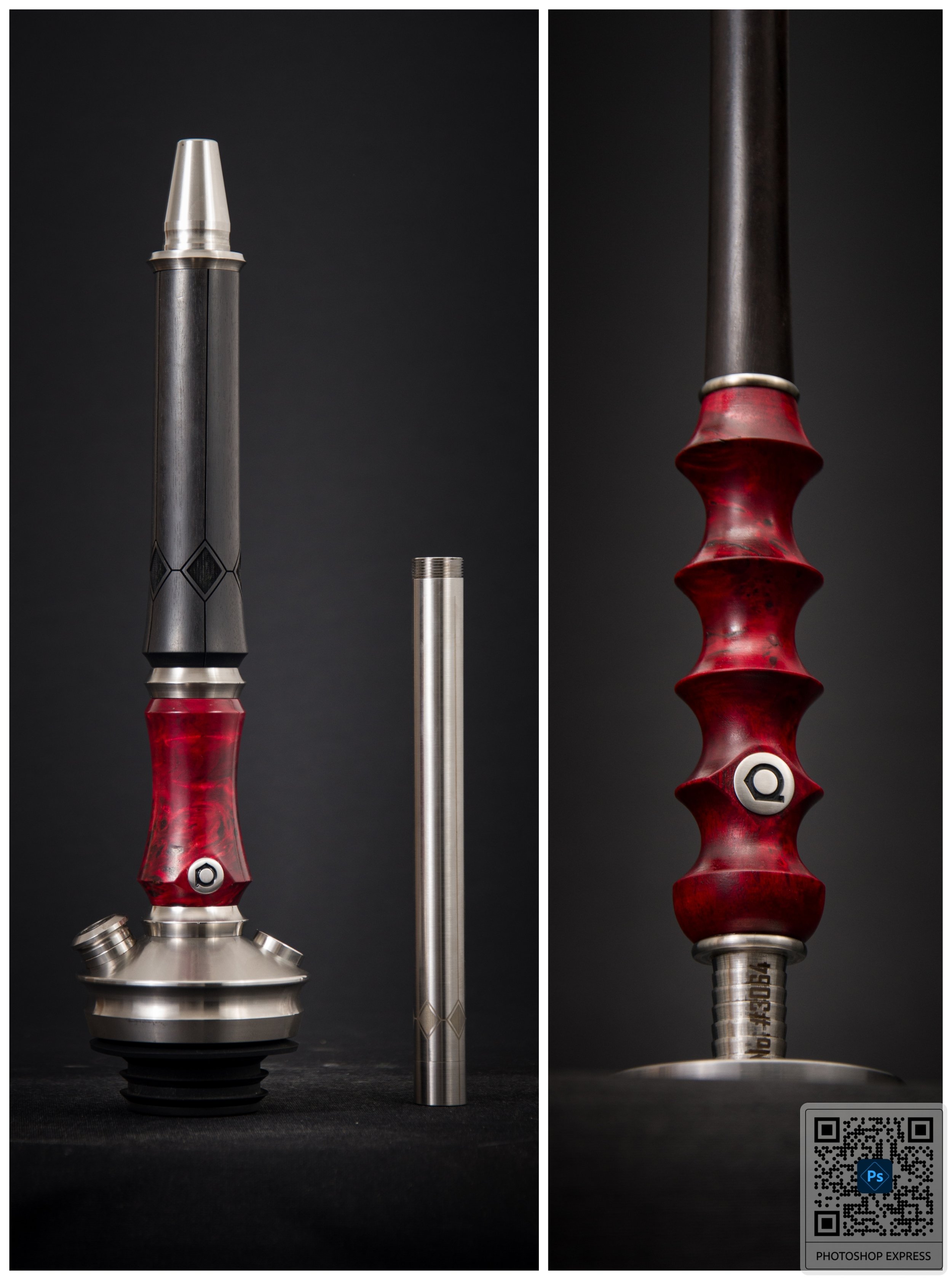Custom hookah handle set