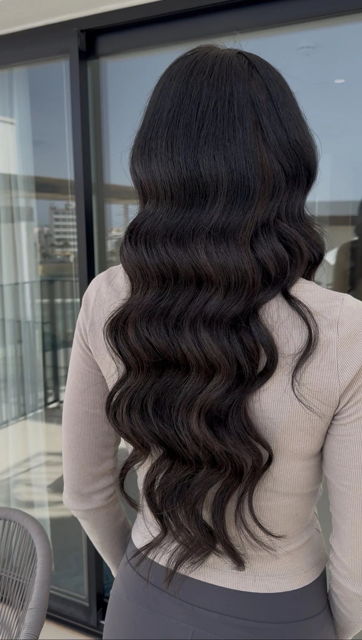 Curly hair result