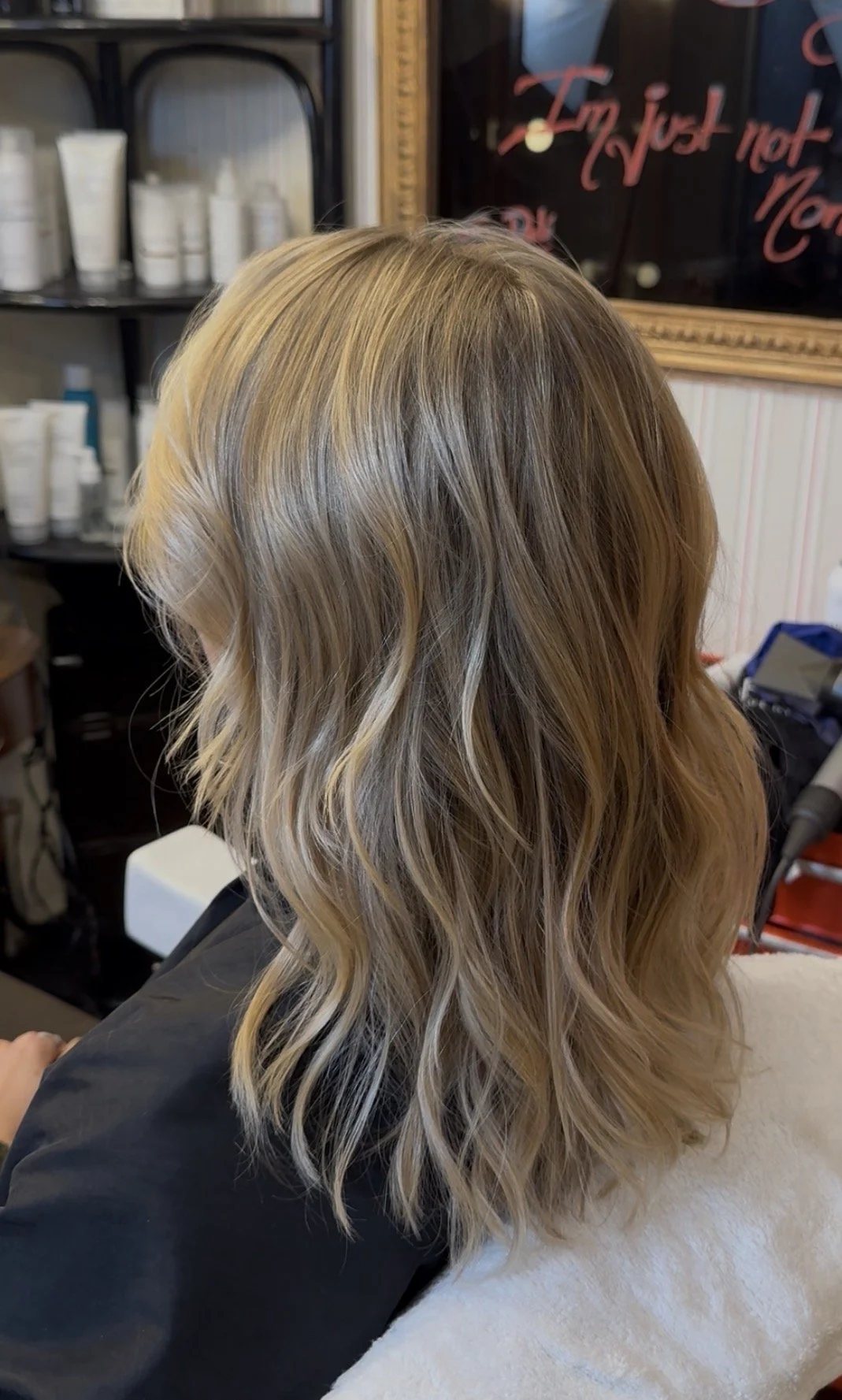 Blonde balayage result
