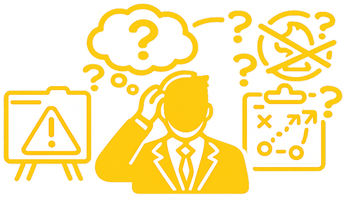 Lack of strategic insight icon