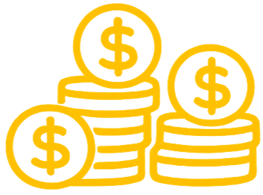 Cash positioning and visibility icon