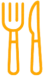 Hospitality and restaurants icon