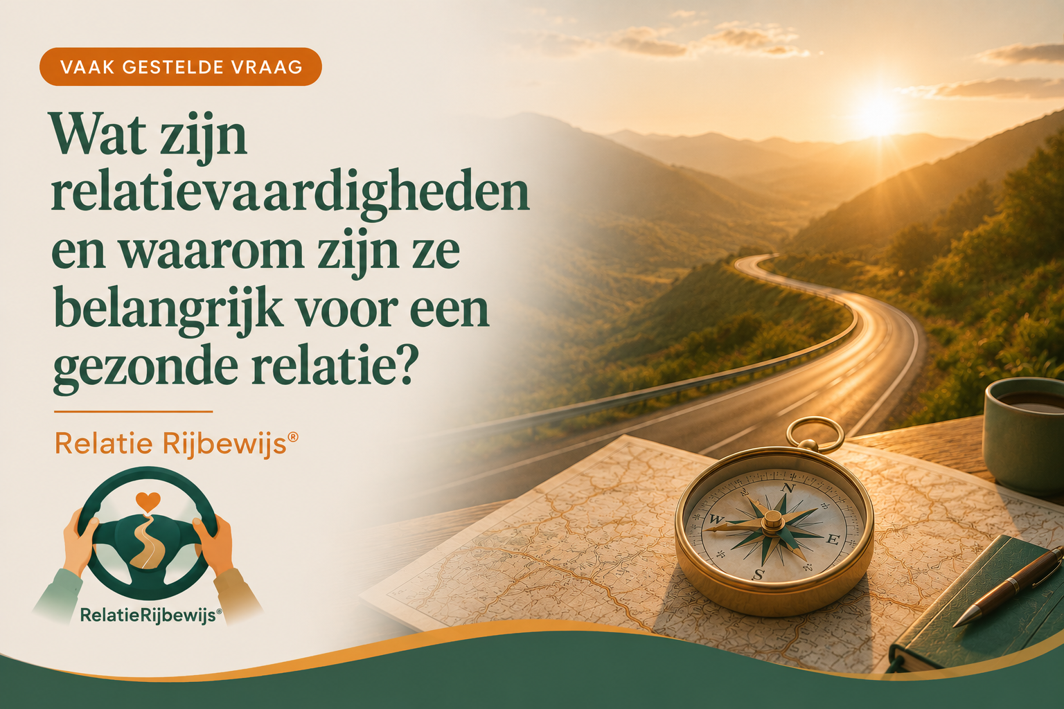 Illustratie bij de veelgestelde vraag 'Wat zijn relatievaardigheden en waarom zijn ze belangrijk voor een gezonde relatie?' uit het Relatie Rijbewijs®.