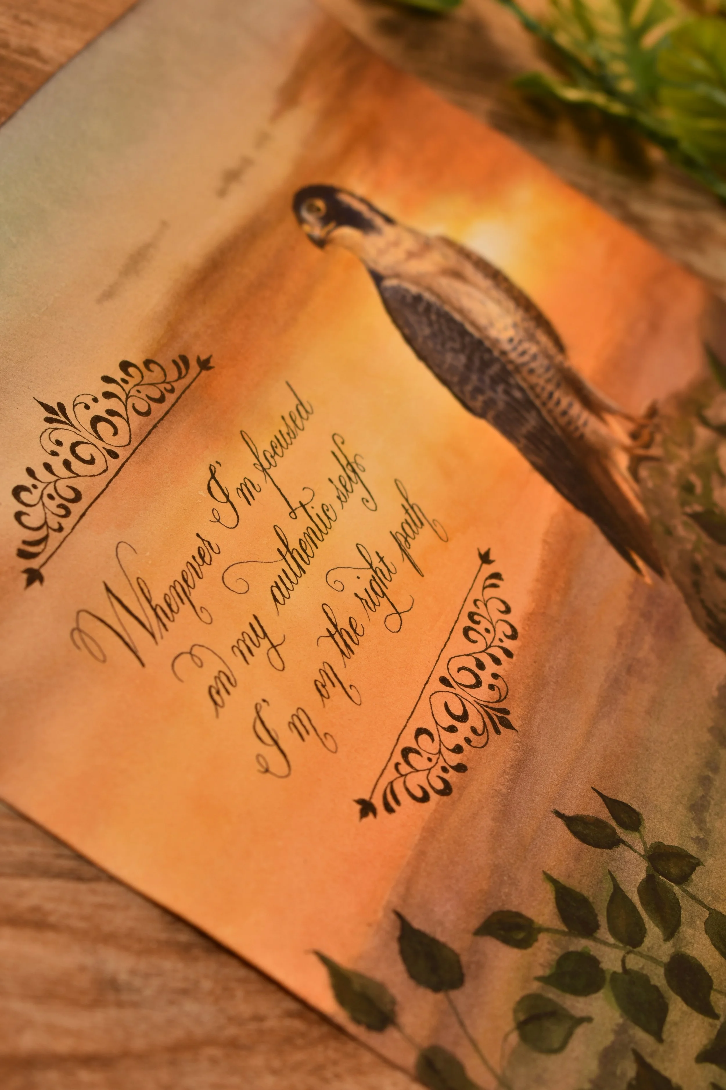 The Right Path - Angle View of Original Affirmarelle