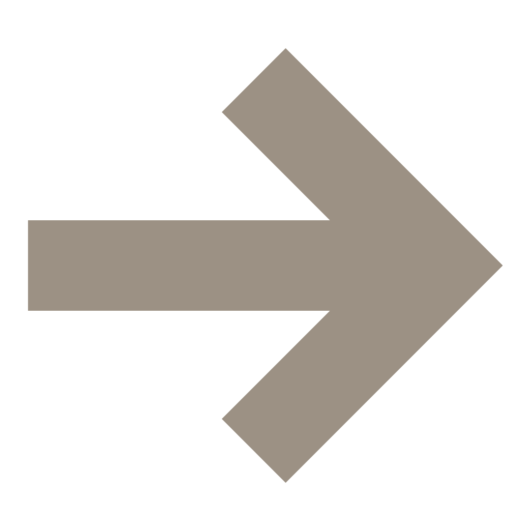 Gray arrow pointing to the right against a white background.