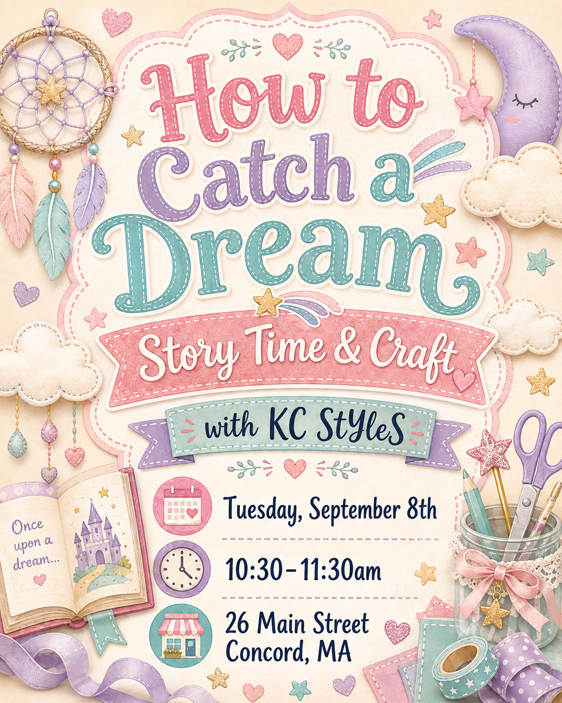 How to Catch a Dream Story Time and Craft