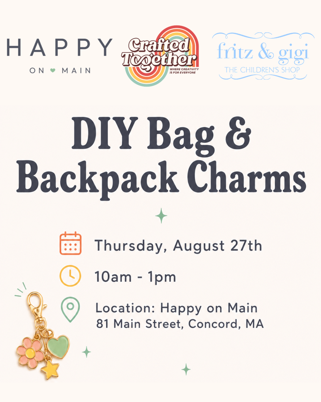 DIY Bag and Backpack Charms