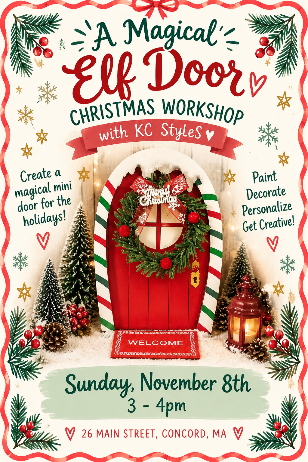A Magical Elf Door - Christmas Workshop