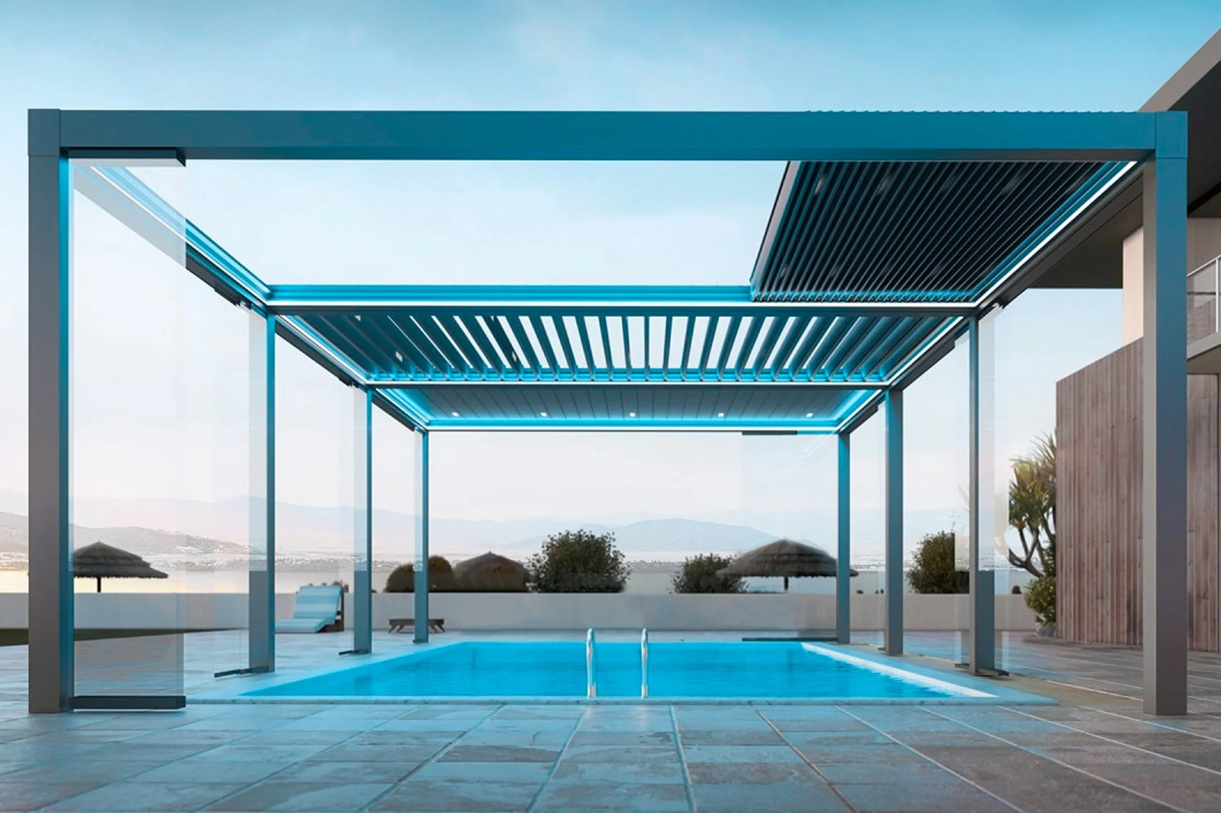 Rolling Roof (Ausfahrbares Lamellendach)