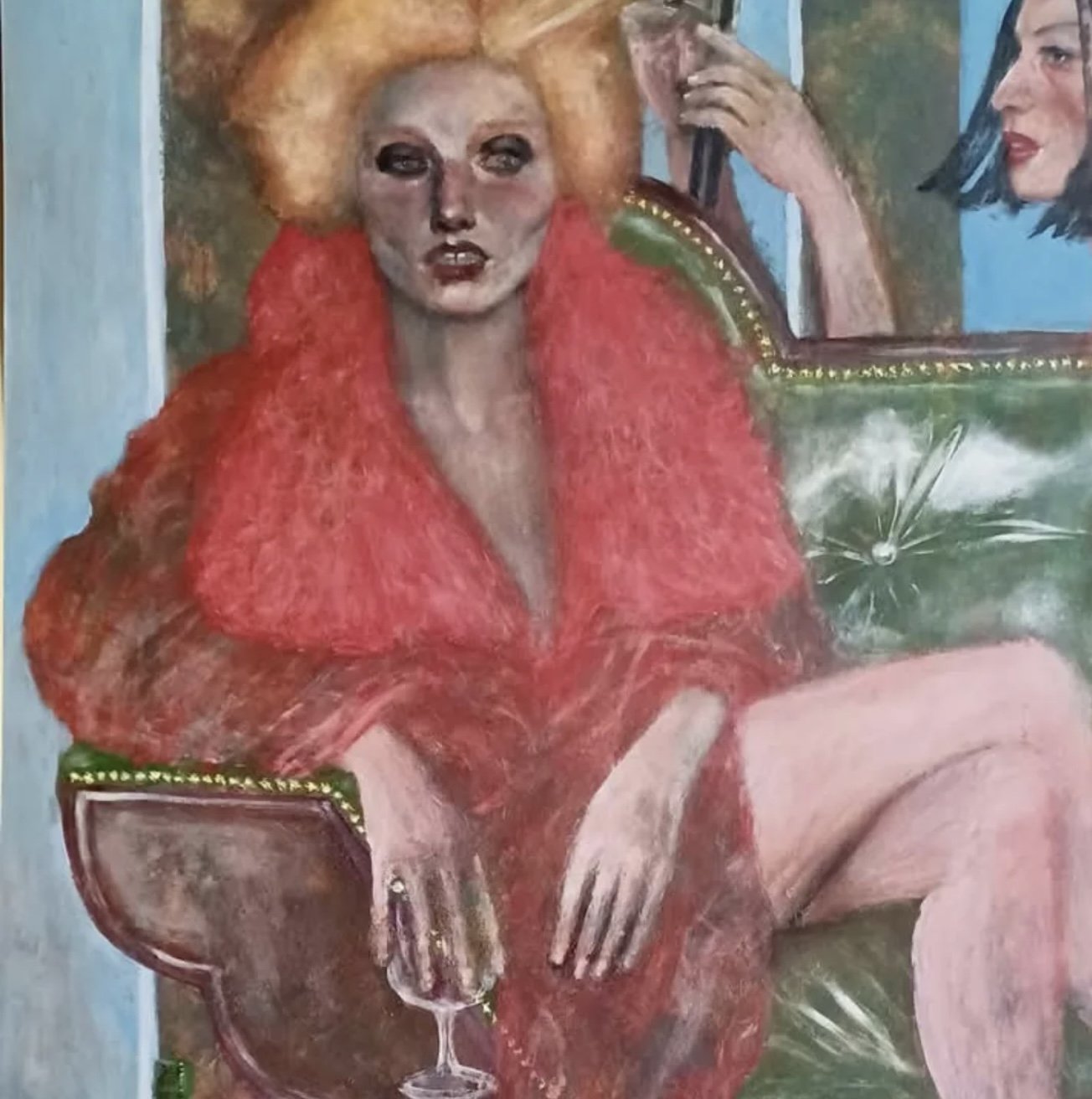 Red Fur, 2025 Oil on canvas, 80 x 50 cm