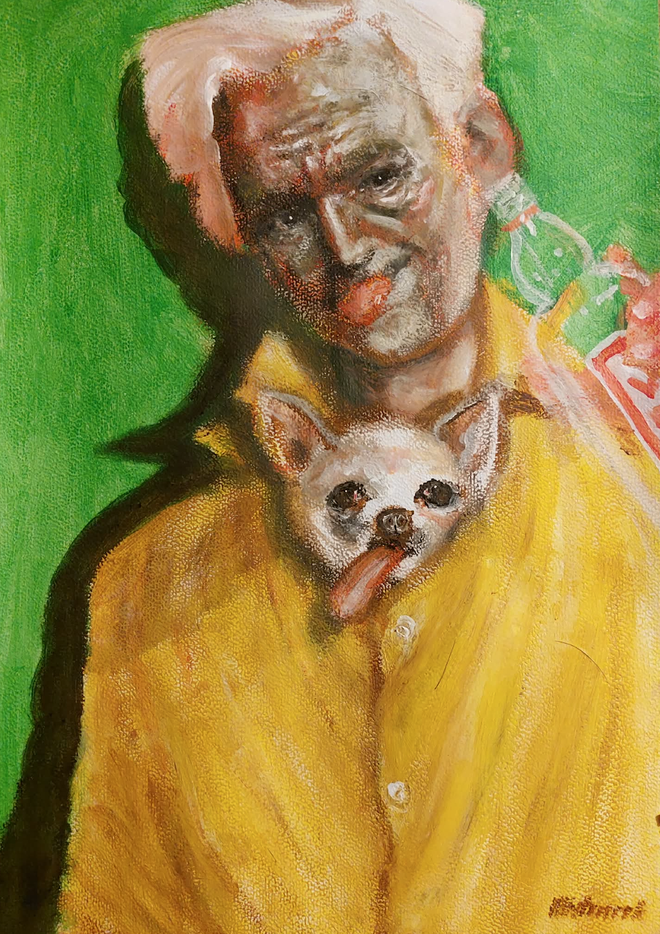 Good Boy , 2025 Oil on canvas, 60 x 50 cm
