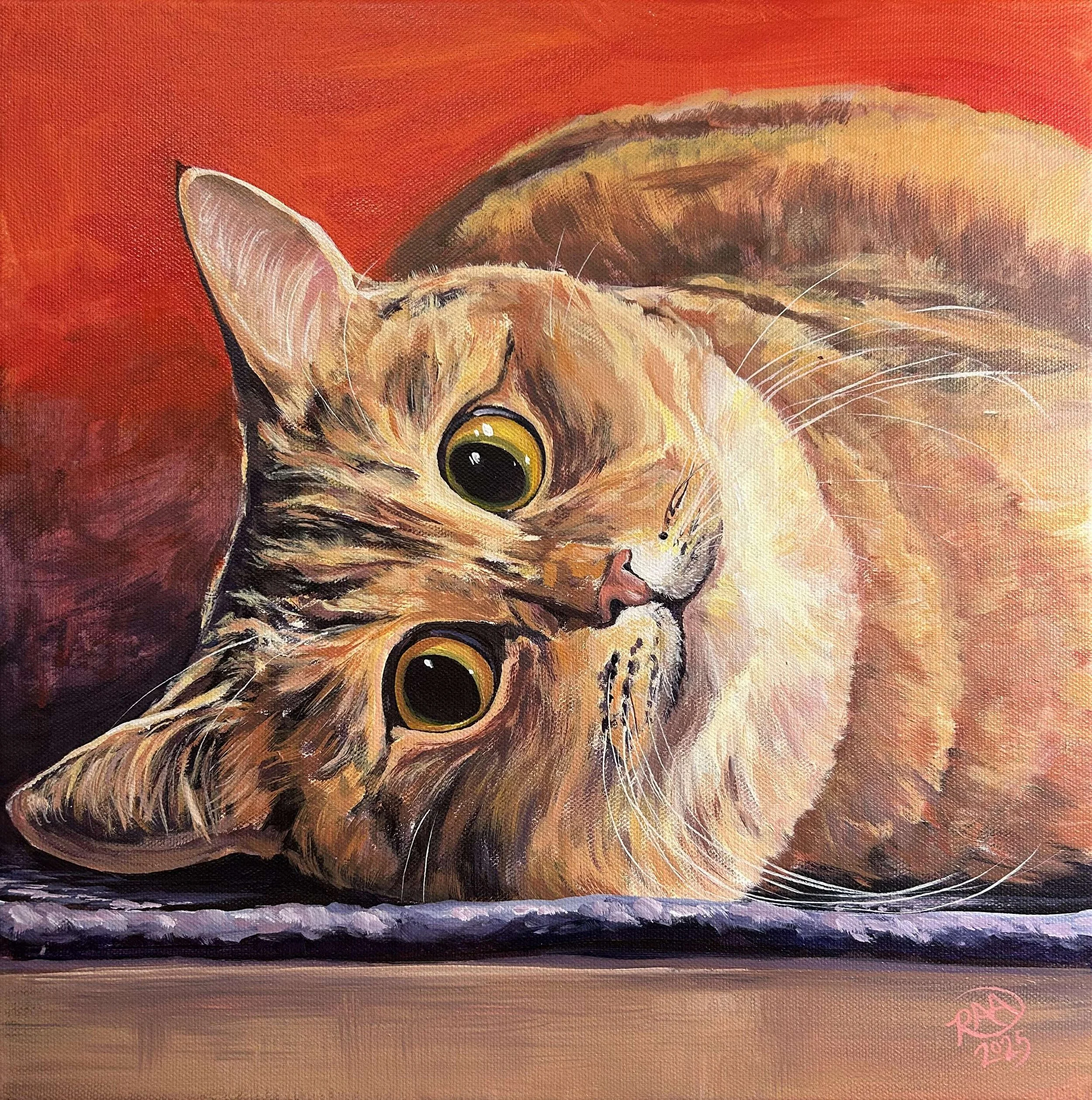  
  "Playtime"  
  11"x14" | Acrylic on Stretched Canvas | 2025 
  Available through Ocmulgee Arts Gallery   