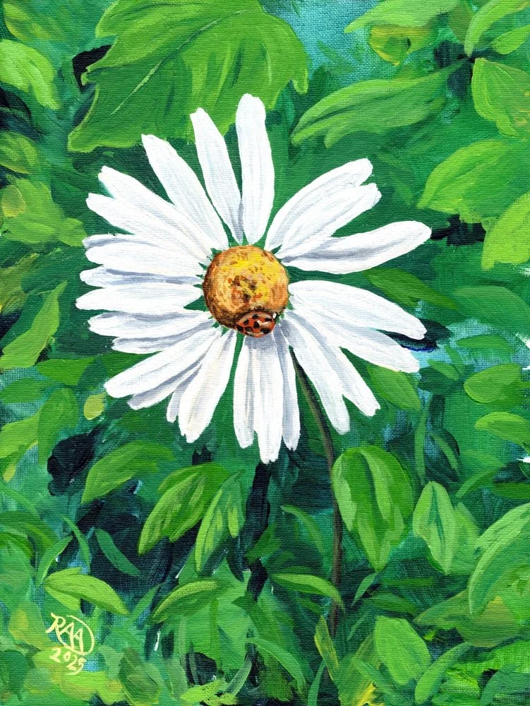 Lady Bug (9"x12" Original Painting)