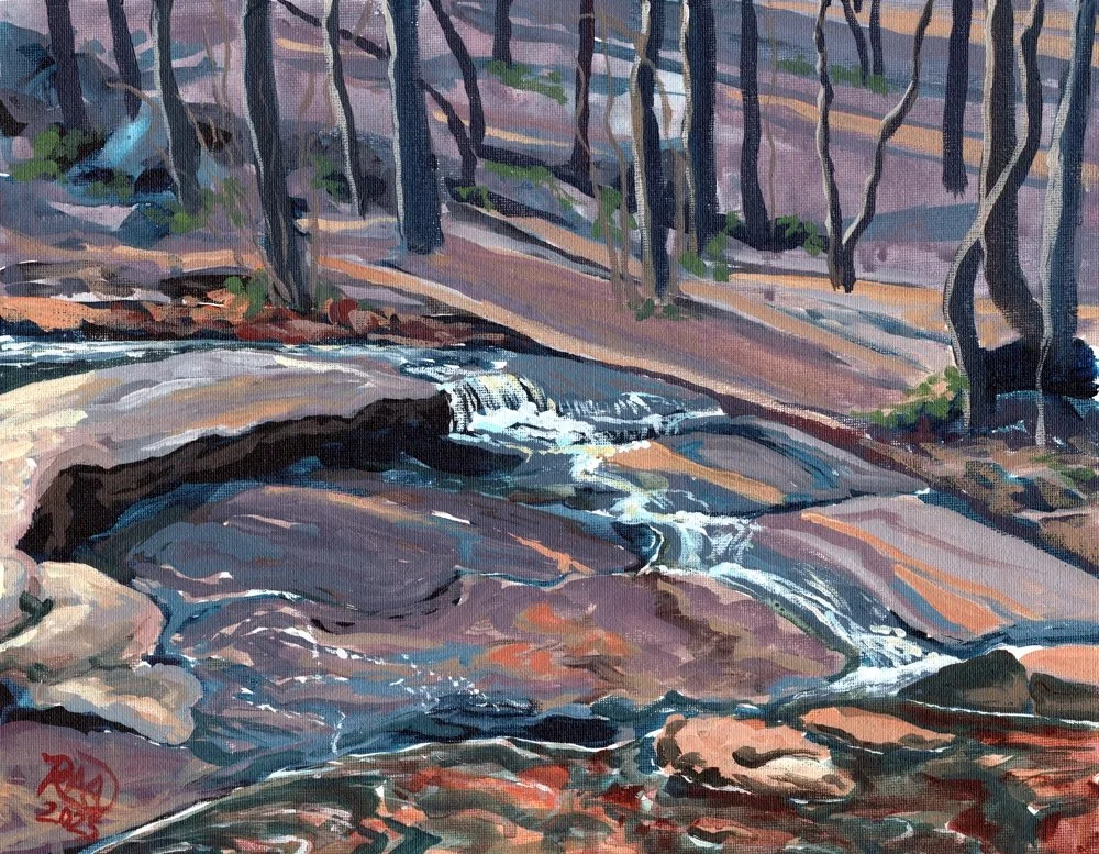 Shadows of Winter (11"x14" Original Painting)