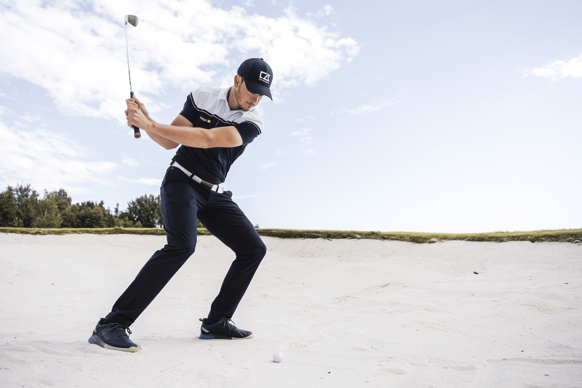 Promo photos for professional golfer Juuso Kahlos. Shot in Pickle Golf on the Forrest course.