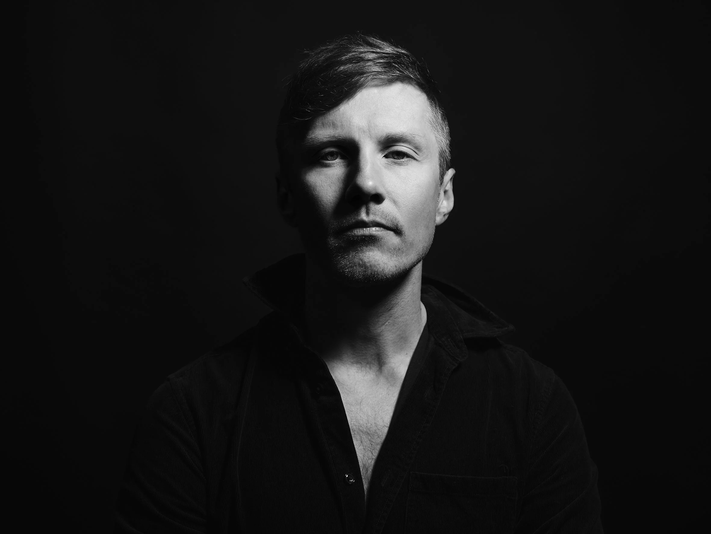 Progressive metal band Elding. Portrait photo.
