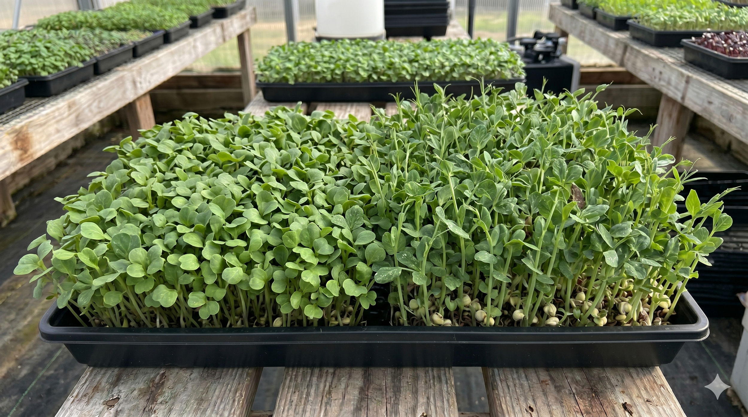 Speckled Pea Shoots