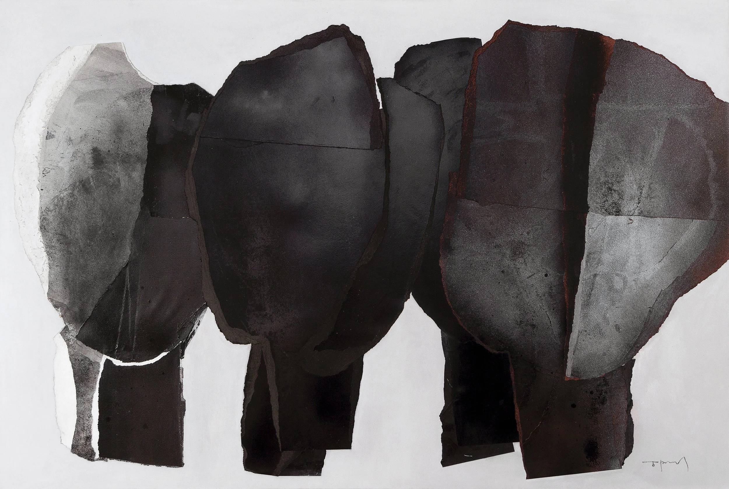 Interior Realm, 2026, 150 x 100 cm, mixed media