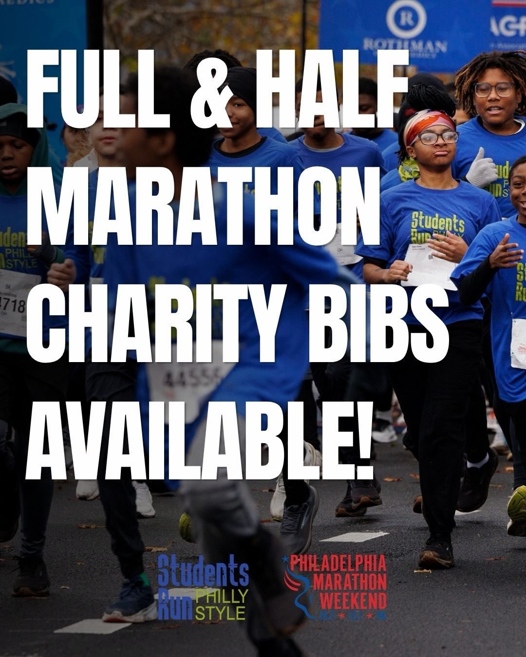 The @philly_marathon may be sold out of Full and Half Marathon bibs, but your chance to get in isn&rsquo;t over. Join the SRPS Charity Team and we will not only get you to the start line, but will support you every step of the way 👉🏻

Thanks to @te