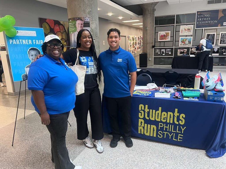 Christina and Nicholas spent yesterday at the School District of Philadelphia&rsquo;s Partner Fair, meeting folks from schools across the city, sharing what SRPS is all about, and what it takes to bring a team to their school.

It was a great opportu