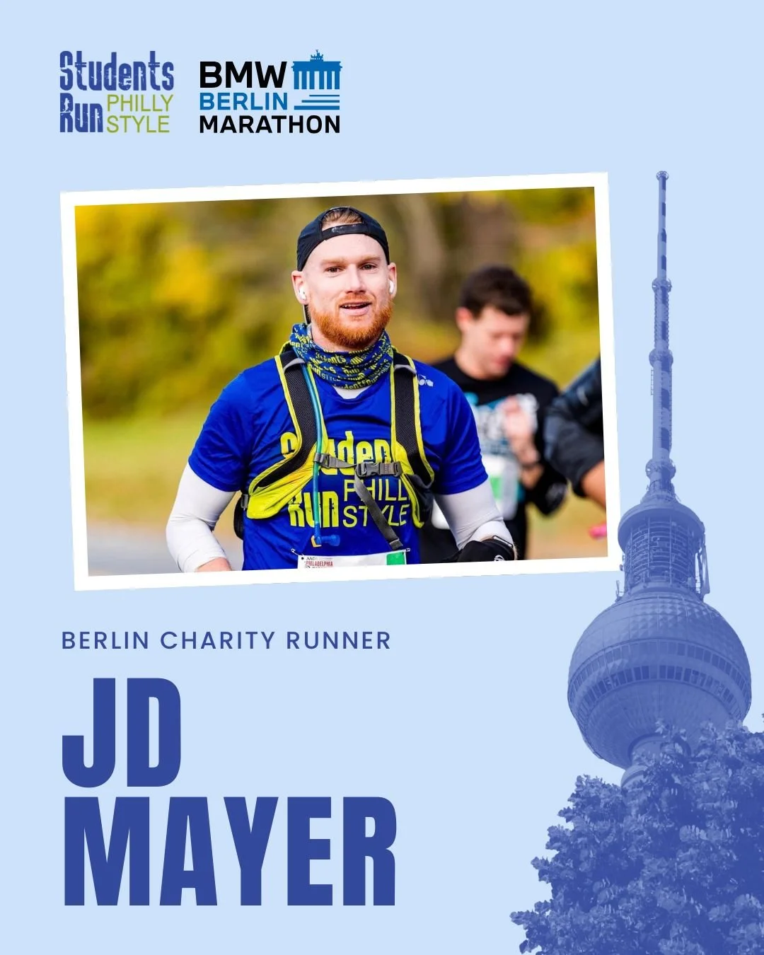SRPS will have a footprint in Berlin this weekend! 🇩🇪 

We&rsquo;re cheering on 3 incredible SRPS Charity Runners as they take on the Berlin Marathon! They&rsquo;ve put in the miles and rallied their communities in support of Students Run Philly St