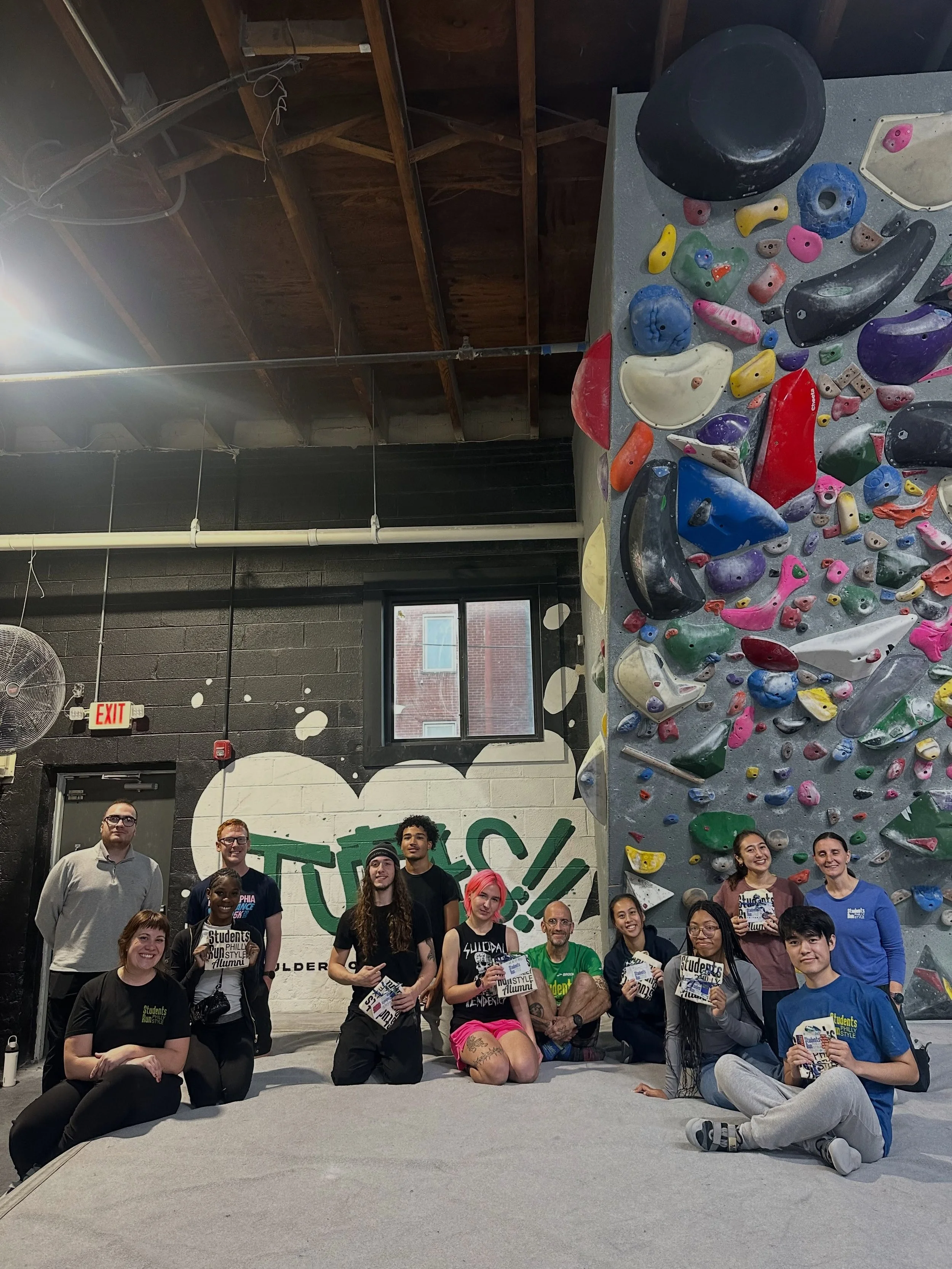 Last week we got together at  @tufasboulderlounge to celebrate a group of our Junior Leaders with some bouldering, pizza, and new alumni swag!

Junior Leaders are former SRPS students who return to their teams in a leadership role, continuing to supp