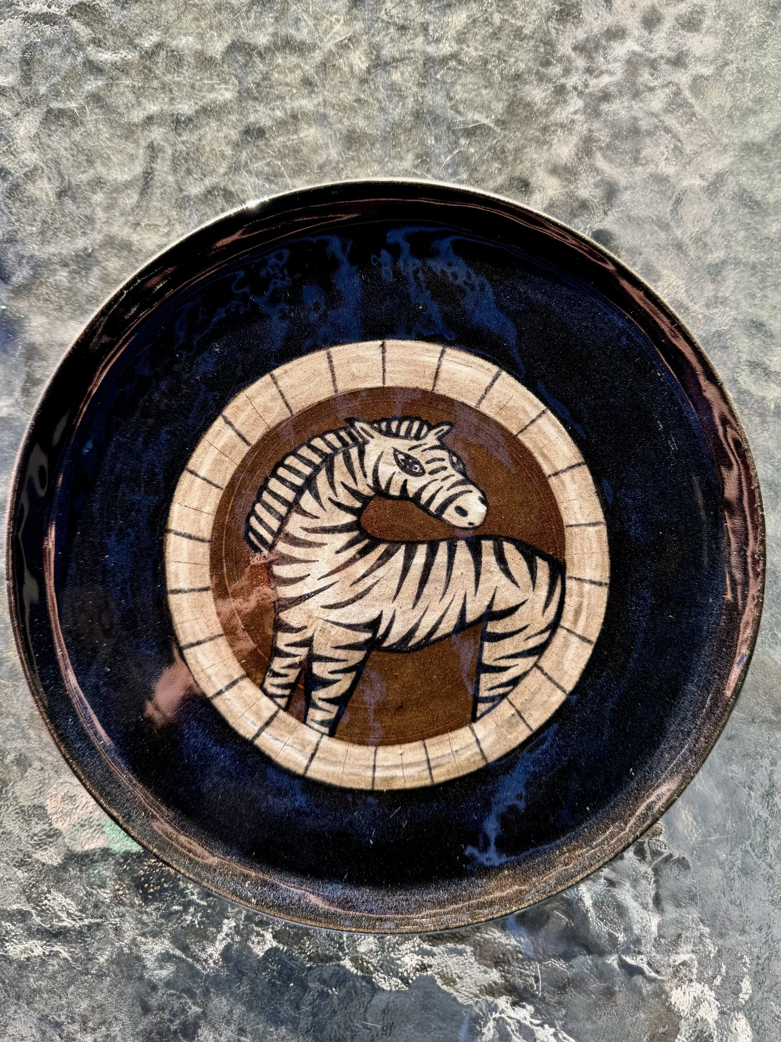 Zebra plate