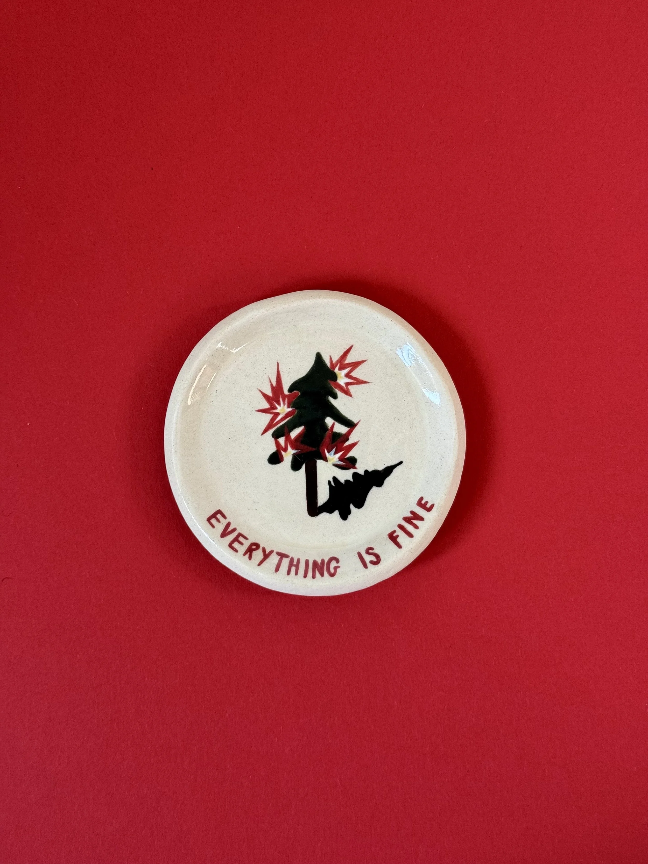 Everything is fine plate