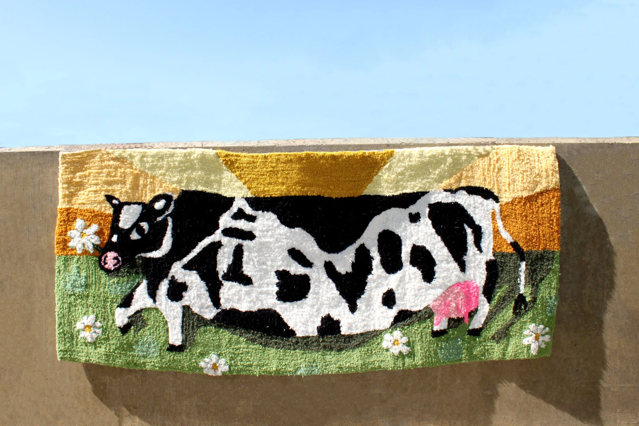 Cow rug