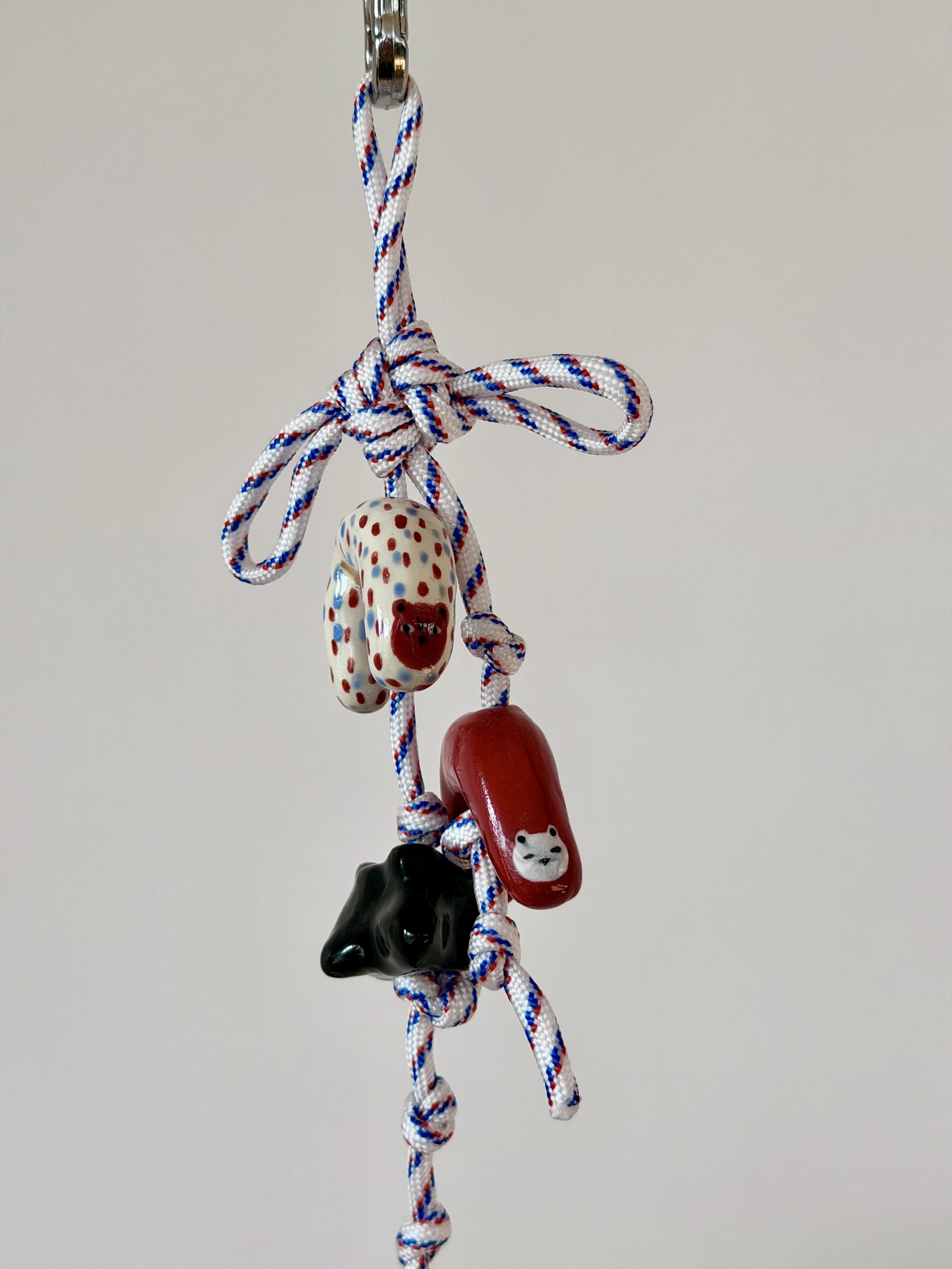 Red dog keyring
