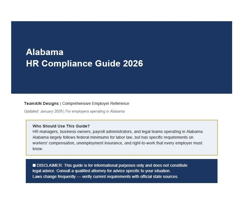 Alabama HR Compliance Guide