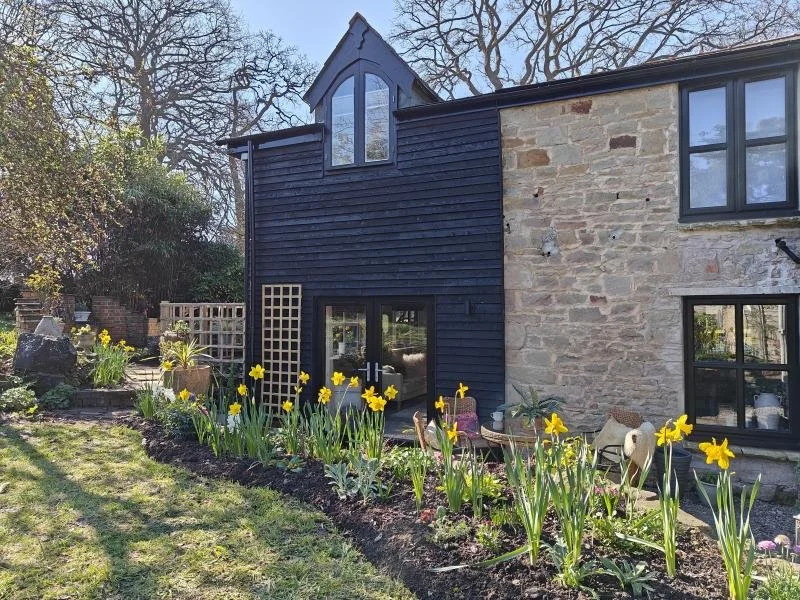 Charming rear view of the Old Stores Garden