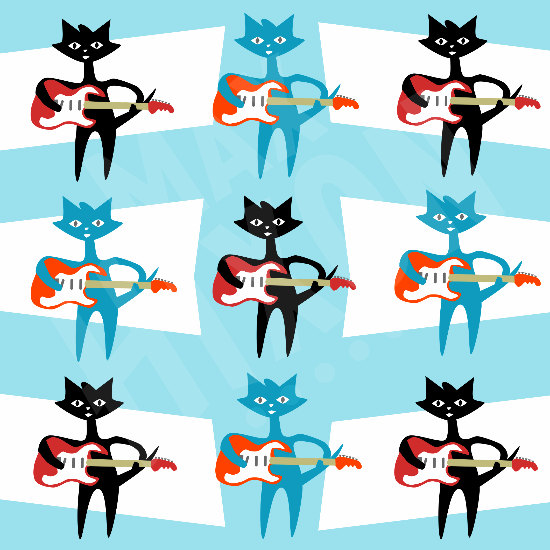 Vintage Cat Illustration