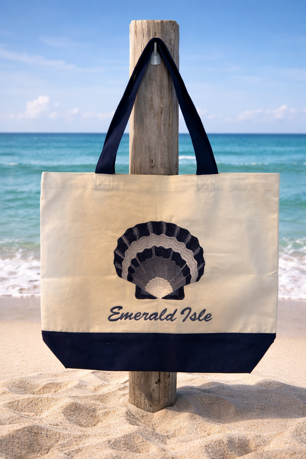 Emeral Isle Beach Tote