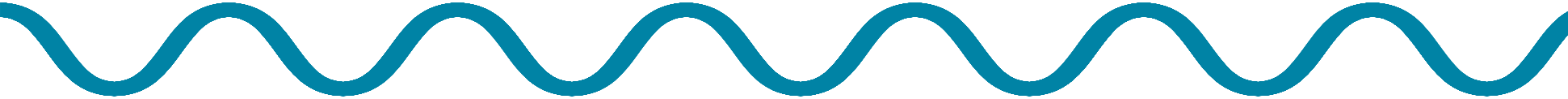 Blue wavy line pattern on a white background.
