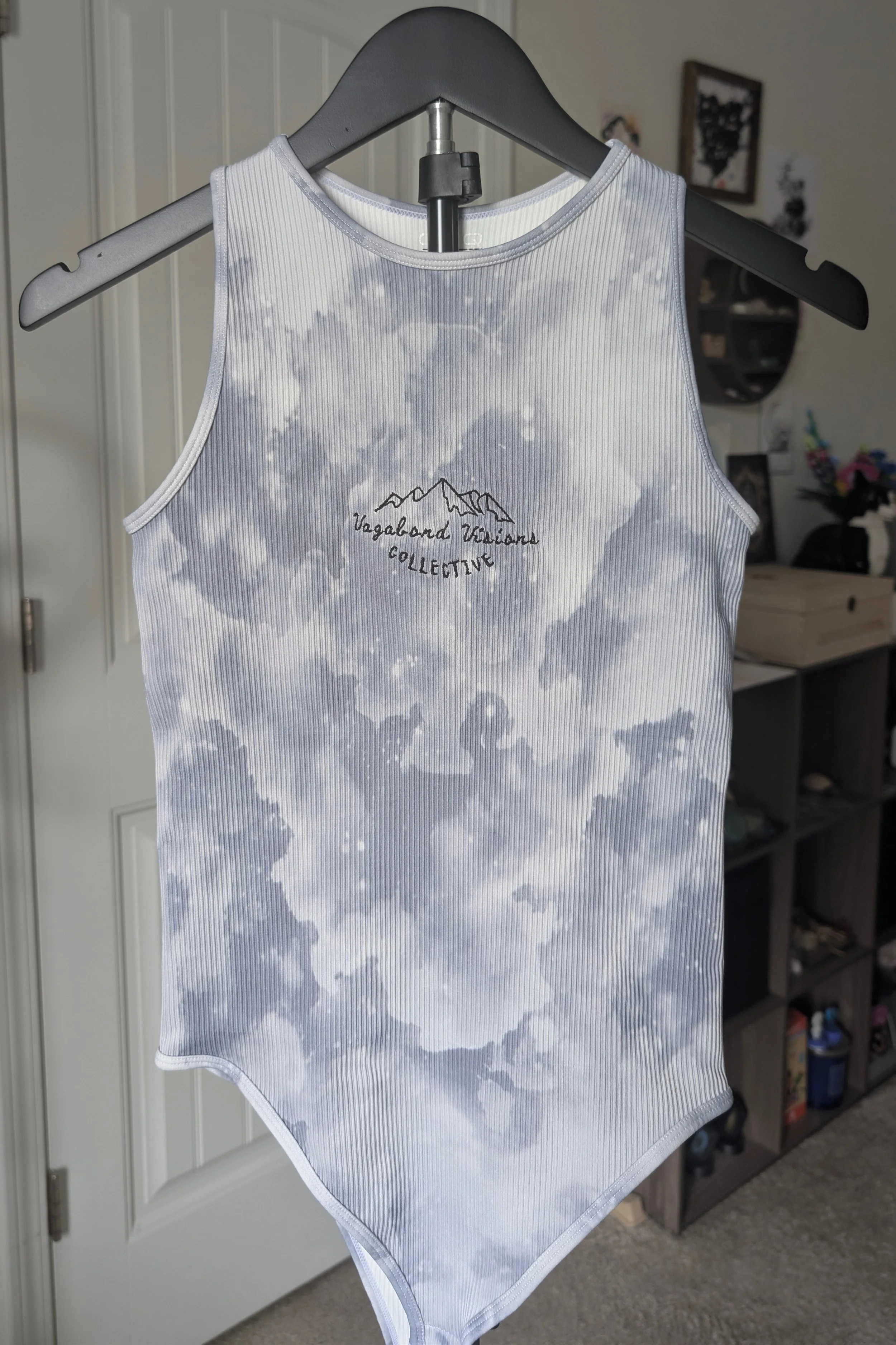 Women's Cloud Wash OQQ Sleeveless Bodysuit (Size M)
