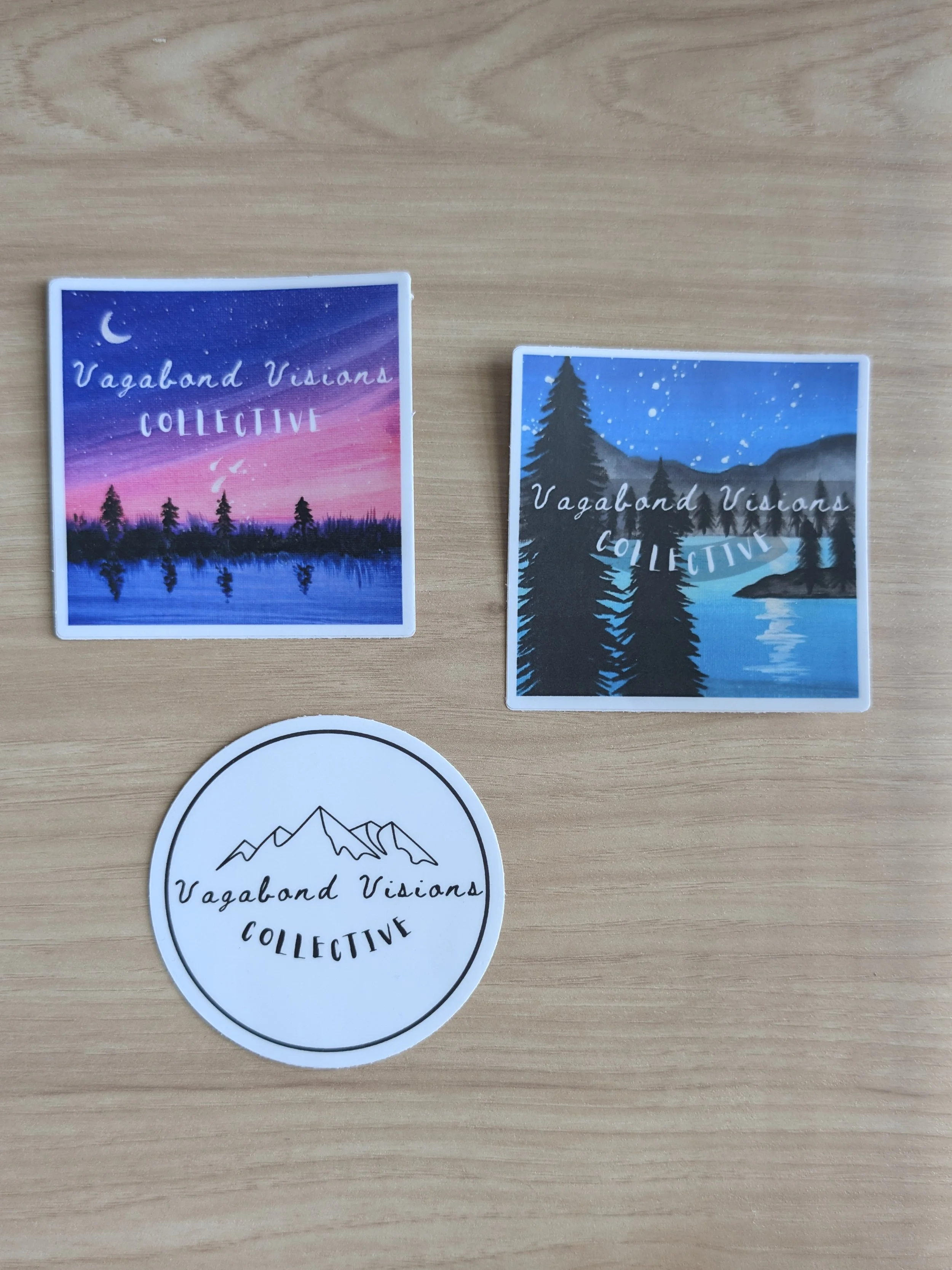 3-Pack of Custom Stickers