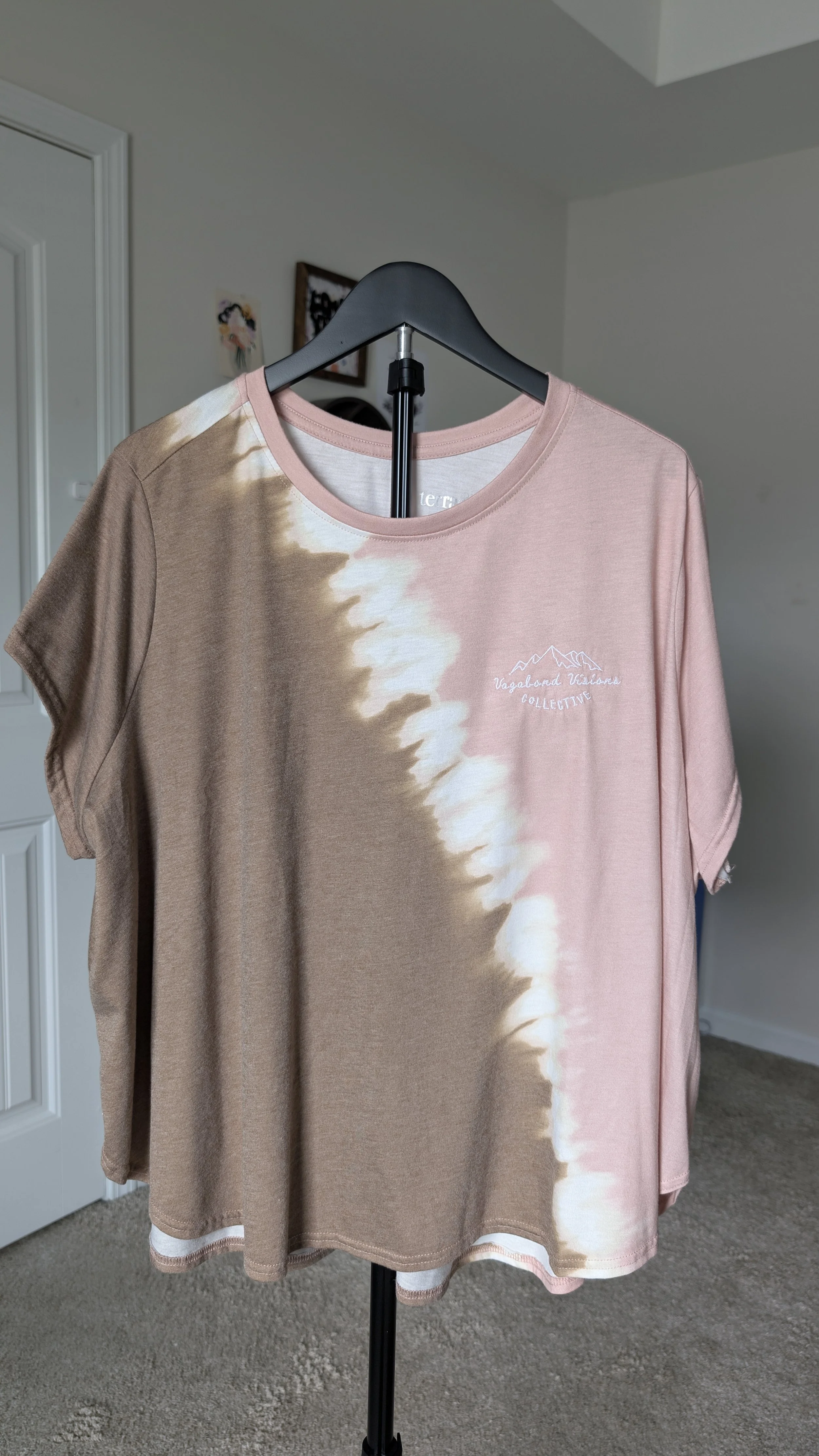 Women's Neopolitan Tie Dye Terra & Sky Shirt (Size 3XL)