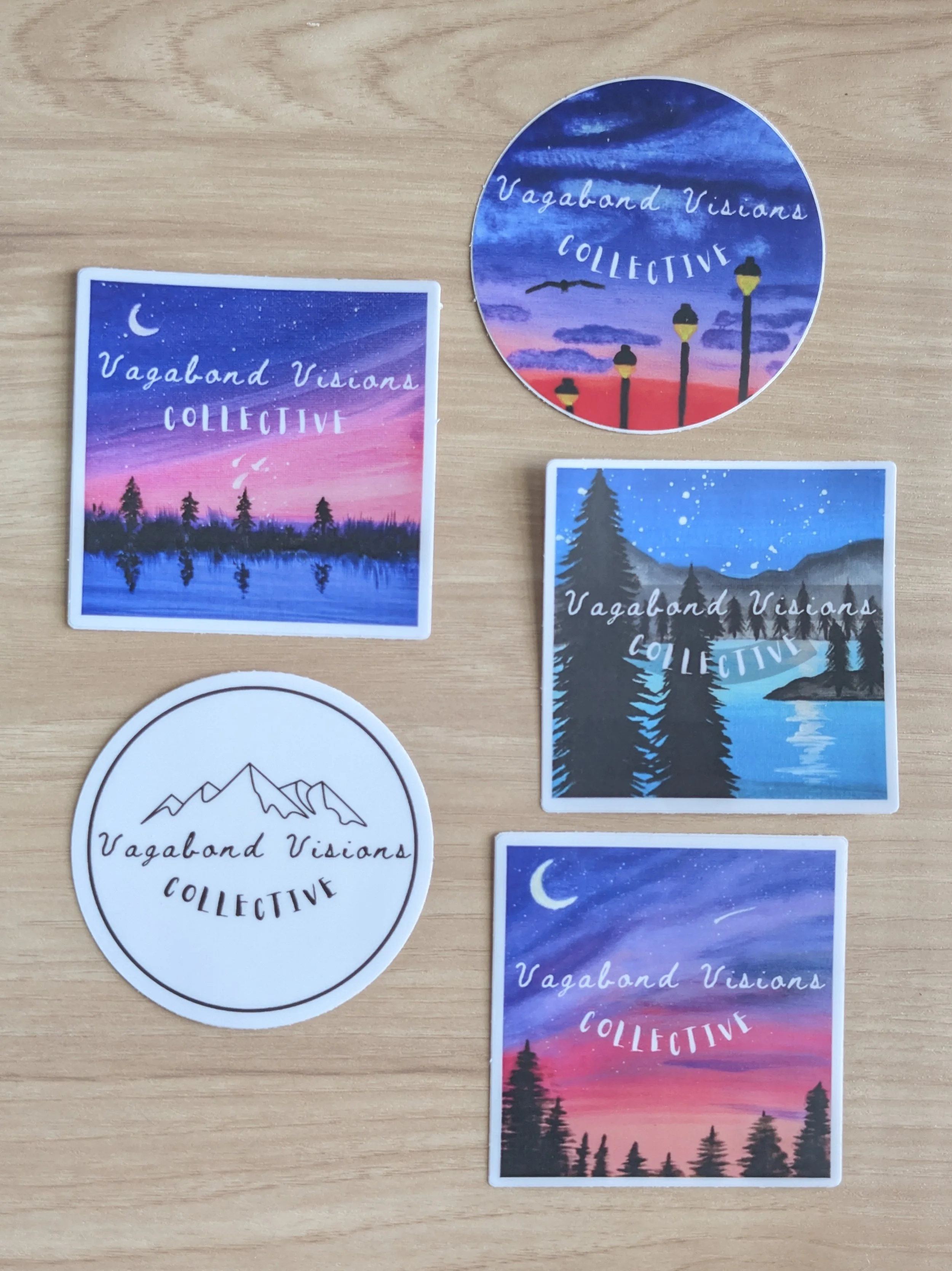 5-Pack of Custom Stickers