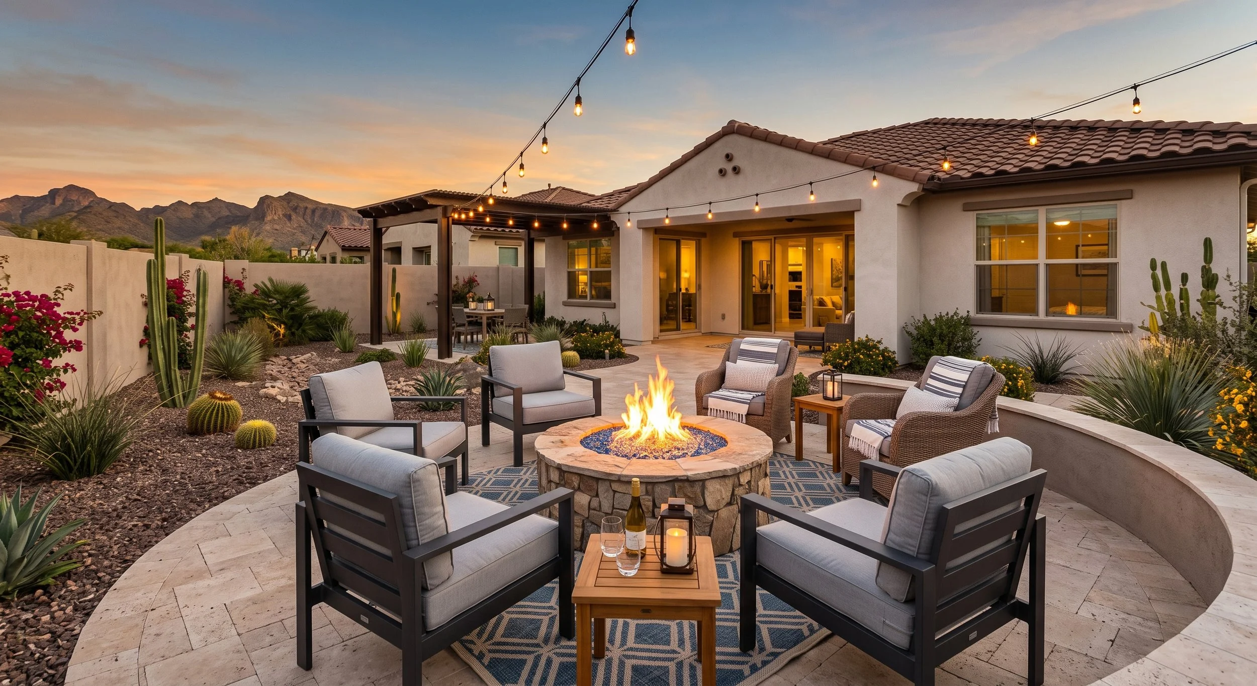 Arizona Fire Pit Patio Concept