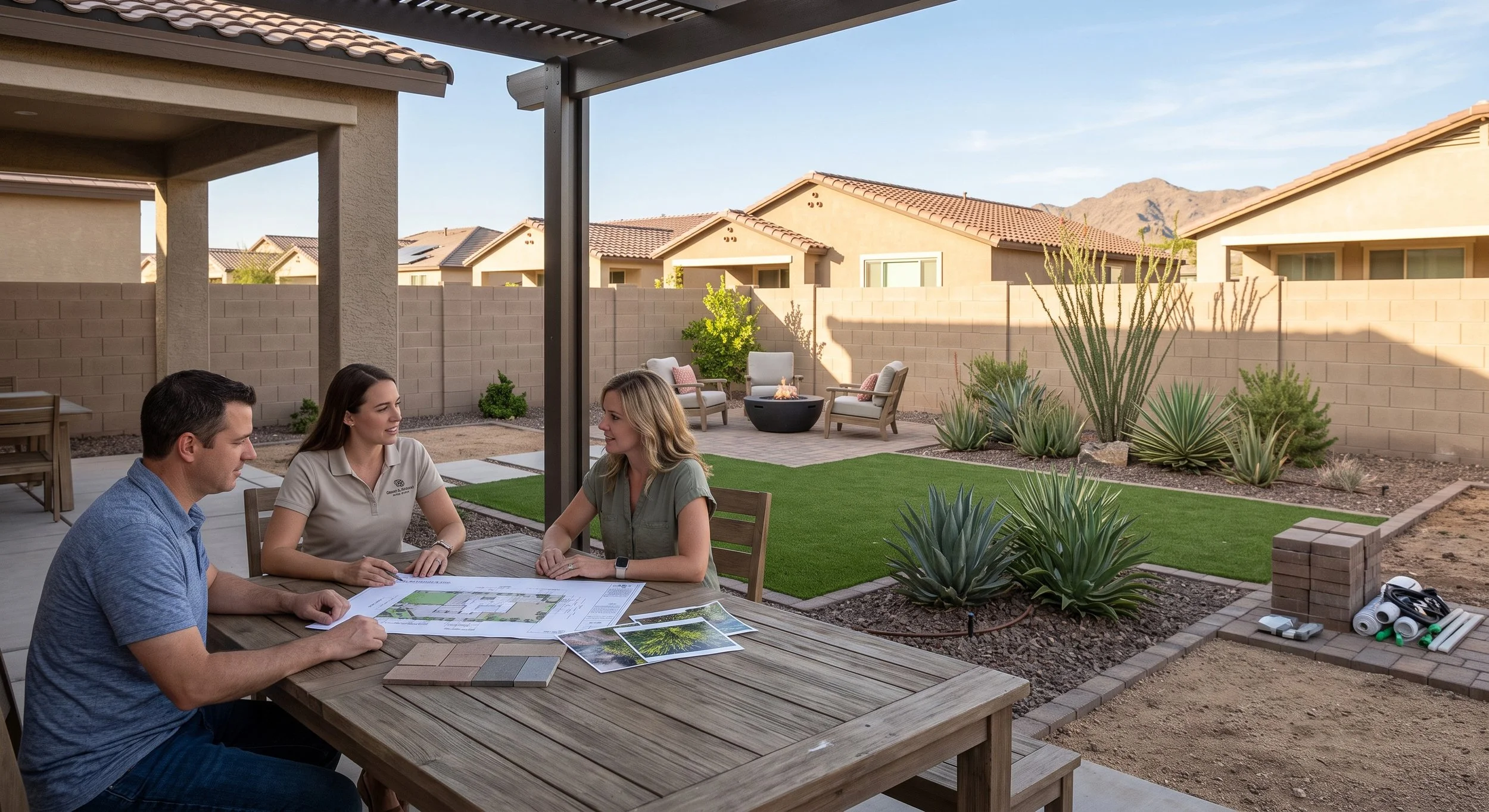 How Desert Curb Studio Approaches Backyard Budgets