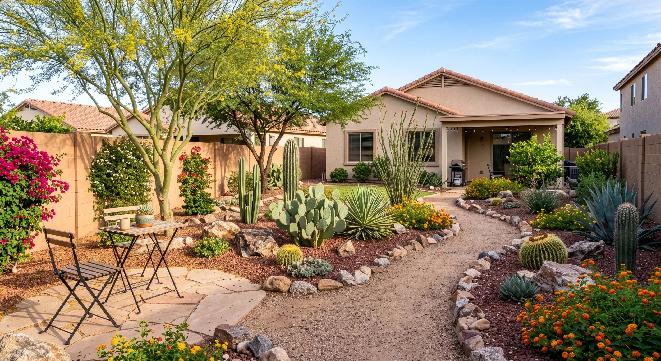 Suburban Desert Backyard Escape