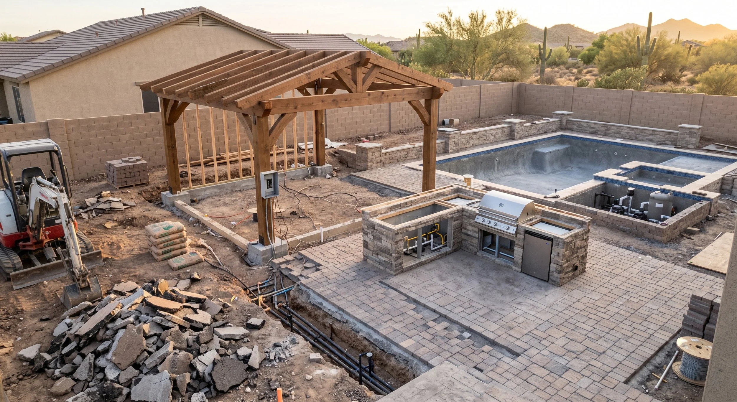 What Actually Drives Cost in a Phoenix Backyard?