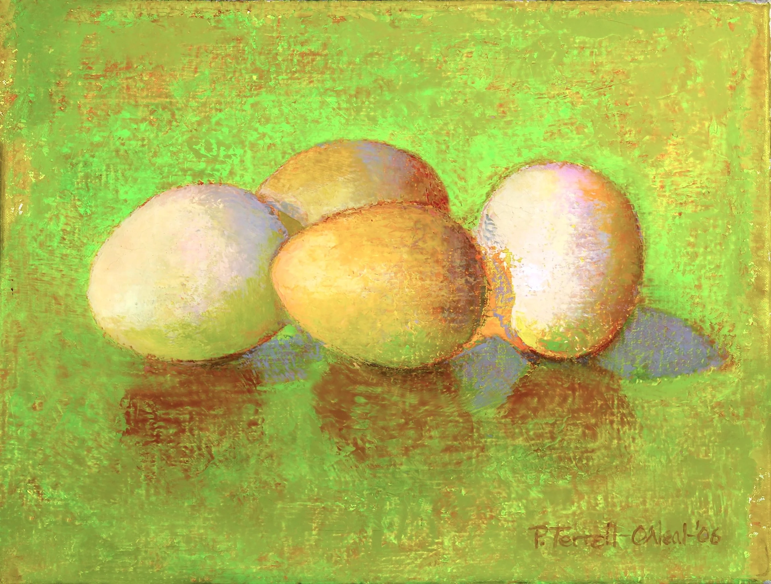  LA #18 , 2006-08. Oil on canvas attached to panel, 12 x 16 in.  In Private Collection 