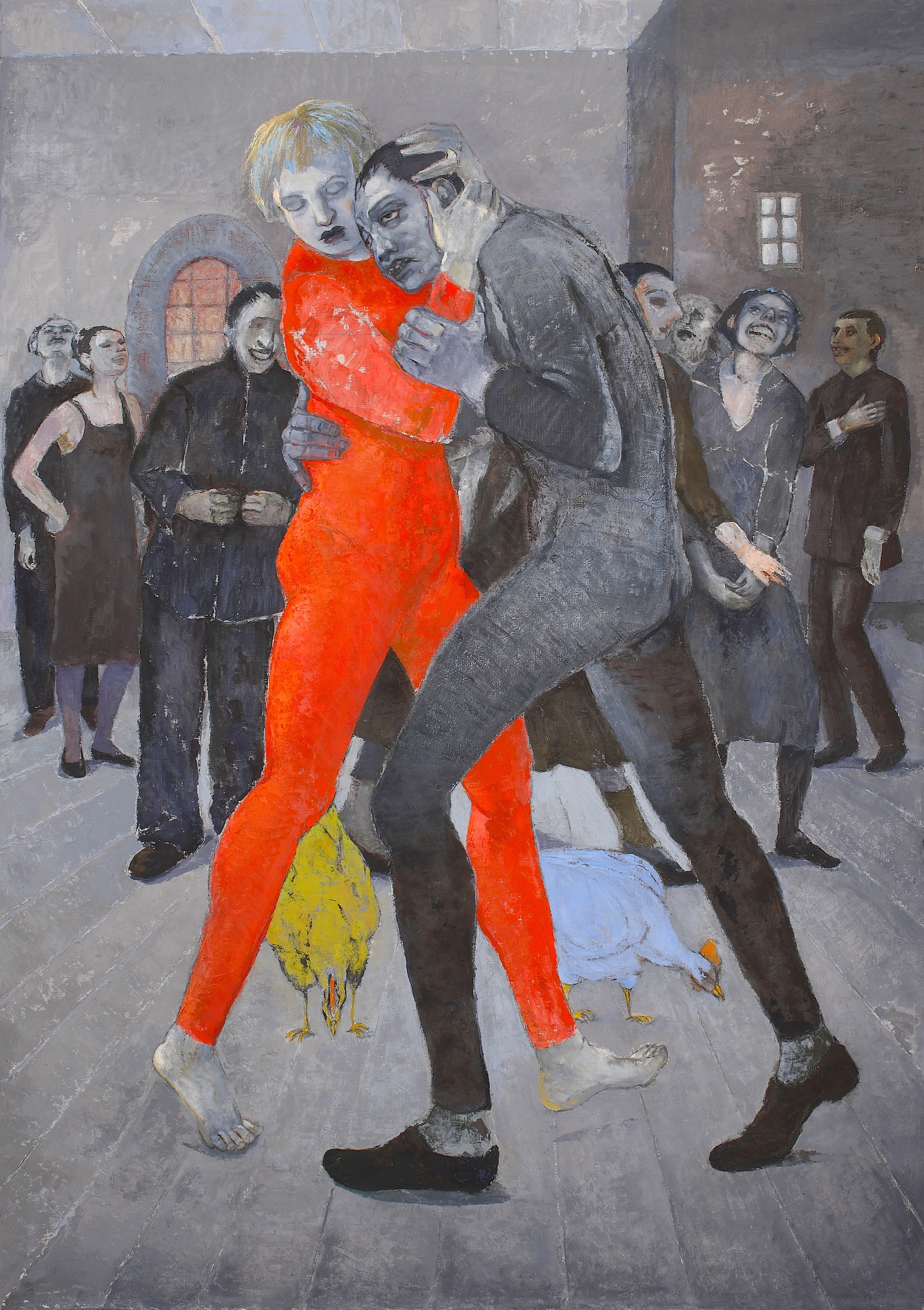 2. The Waltz, 2001-06. Oil on linen canvas, 85.5 x 61.5 in.  .jpeg